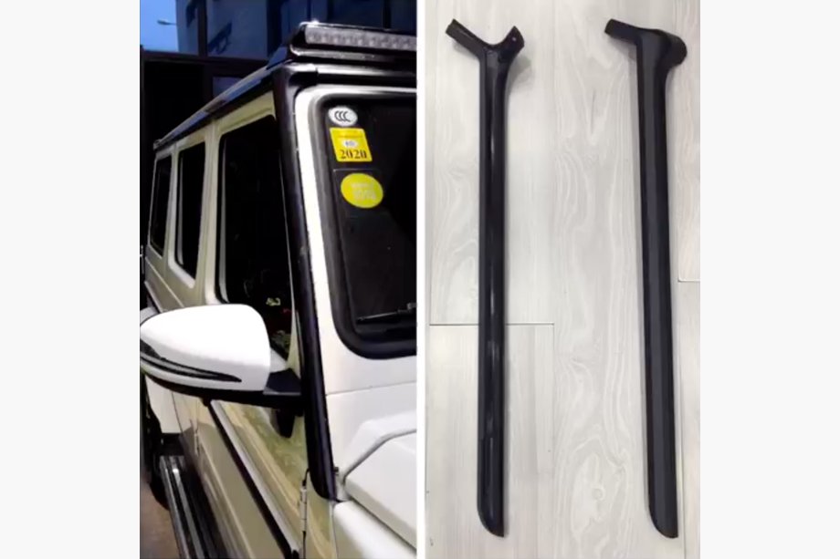 Mercedes G class W463 1990–2018 Vertikala lister (2 st, design 2018) Foto 1