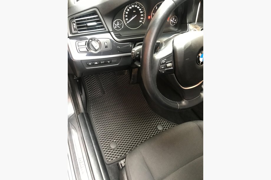 BMW 5-serien F10/F11 2010–2016 Bilmattor 2013-2016 (EVA, svarta) Image