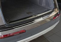 Audi Q7 2015–2026 Bakre stötfångarskydd OmsaLine (rostfritt) foto 2