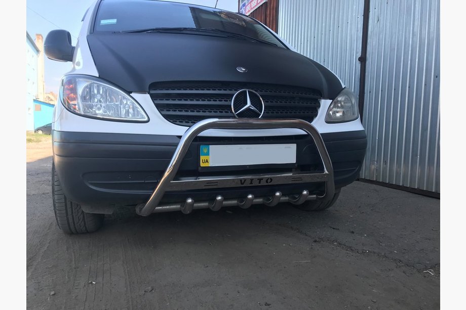 Mercedes Vito W639 2004–2014 Frontbåge 60 mm (rostfritt stål) Image