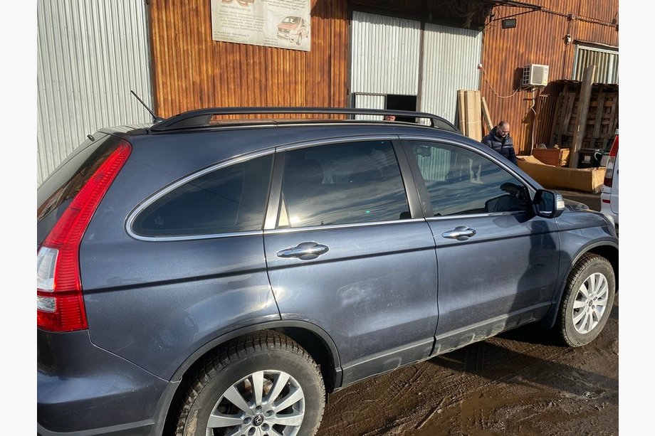 Honda CRV 2007–2011 Svarta takrails (Crown) Image
