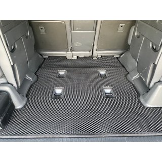 Bagagerumsmatta 2 st (EVA, 7-sits, svart) Lexus LX570/450d 2008–2022 foto 1