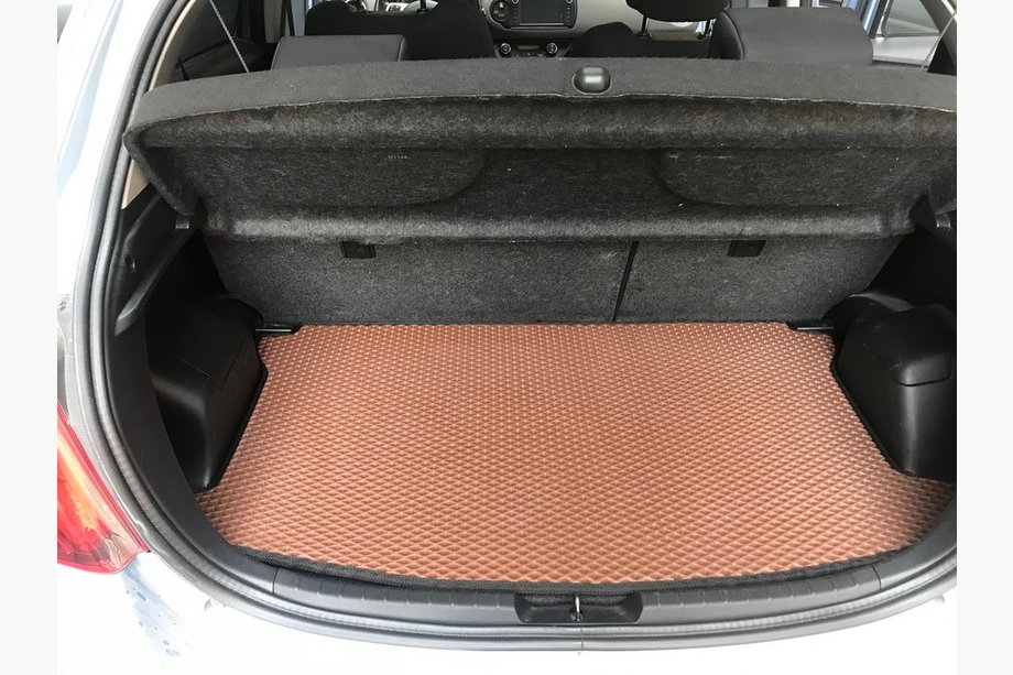 Toyota Yaris 2010–2020 Bagagerumsmatta (EVA, tegelröd) Image