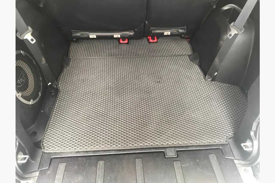 Mitsubishi Outlander 2006–2012 Bagagerumsmatta (EVA, svart) för 7-sits Image