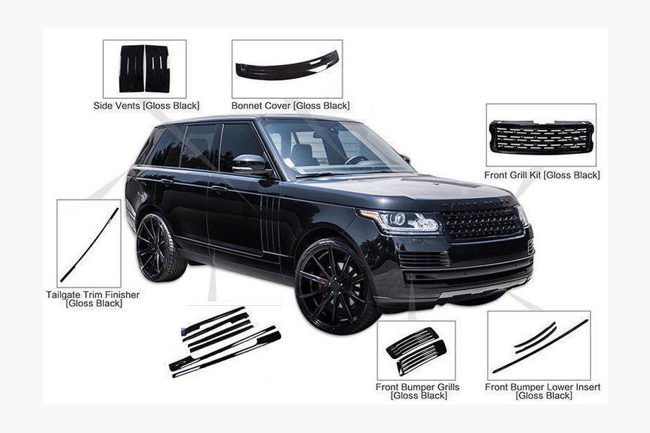 Range Rover IV L405 2013–2021 Bodykit-set 2013-2017 (Black Edition) Image
