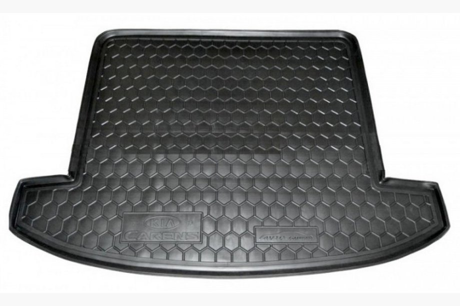 Kia Carens 2012– Bagagerumsmatta för 7 säten (Autogumm, plast) Image