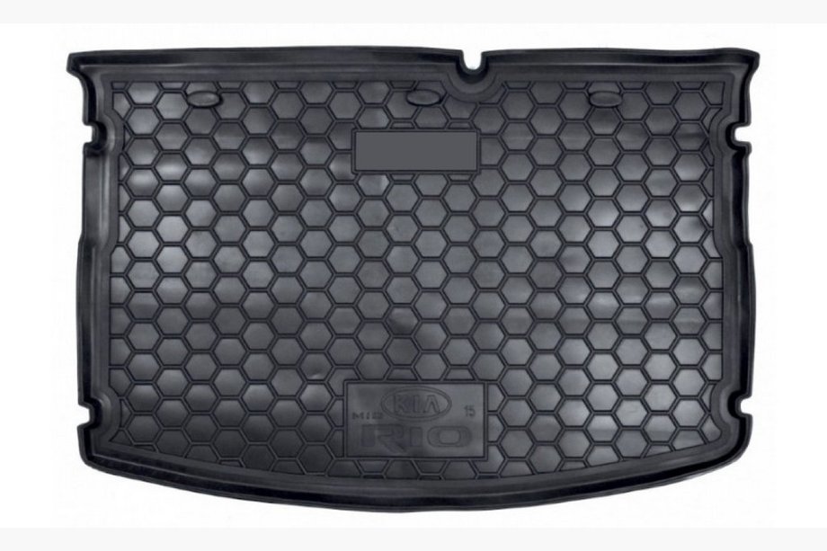 Kia Rio 2012–2017 Gummimatta till bagageutrymmet HB 2015+ MID utan organiser (Autogumm, gummi) Image