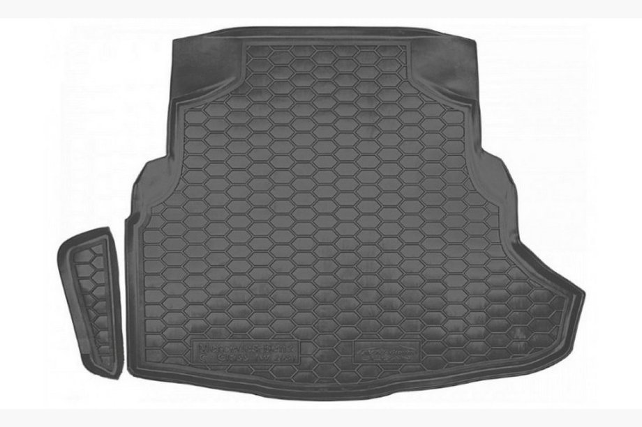 Mercedes C-class W205 2014–2021 Bagagerumsmatta med flik SD (Autogumm, plast) Image