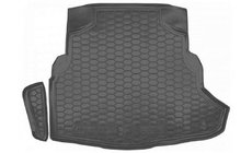 Mercedes C-class W205 2014–2021 Bagagerumsmatta med flik SD (Autogumm, plast) foto 1