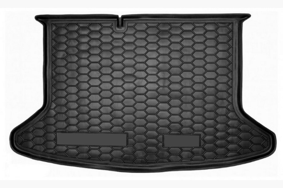 Kia Niro 2016–2021 Bagagerumsmatta utan lastorganiserare 2018+ (Autogumm, plast) Image