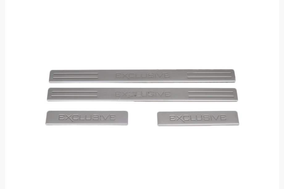 Peugeot 207 2006–2014 Flexill kromade instegslister med texten Exclusive (4 st) 2006-2012 Image