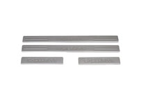 Peugeot 207 2006–2014 Flexill kromade instegslister med texten Exclusive (4 st) 2006-2012 foto 1