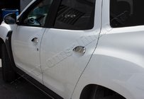 Dacia Duster 2018–2024 Dörrhandtagskåpor (4 st, rostfritt stål) Carmos - turkiskt stål foto 2