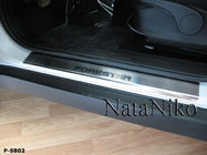 Subaru Forester 2008–2013 Natanika Premium instegsskydd (4 st, rostfritt stål) foto 1