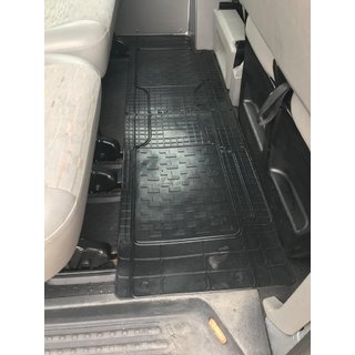 Bakre bilmattor (2 st, Polytep) Volkswagen T5 Transporter 2003–2010 foto 1