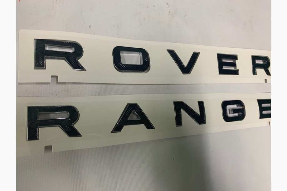 Range Rover III L322 2002–2012 Textemblem Svart punkt (typ 1) Image