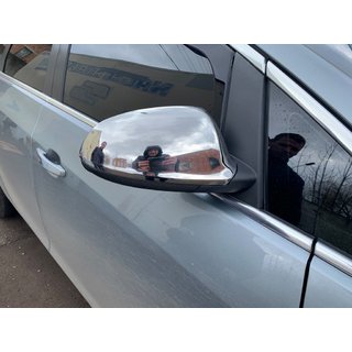Spegelskal (2 st, rostfritt stål) Opel Astra J 2009–2015 foto 2