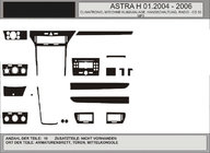 Opel Astra H 2004–2013 Kampanj! Instrumentpanelsinlägg (trälook) foto 1