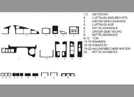 Toyota Land Cruiser 80 1990–1997 Kampanj! Instrumentpanelsinlägg (kolfiberlook) foto 1