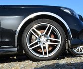 Mercedes E-class W212 2009–2016 Hjulhuslister (4 st, rostfritt stål) foto 1