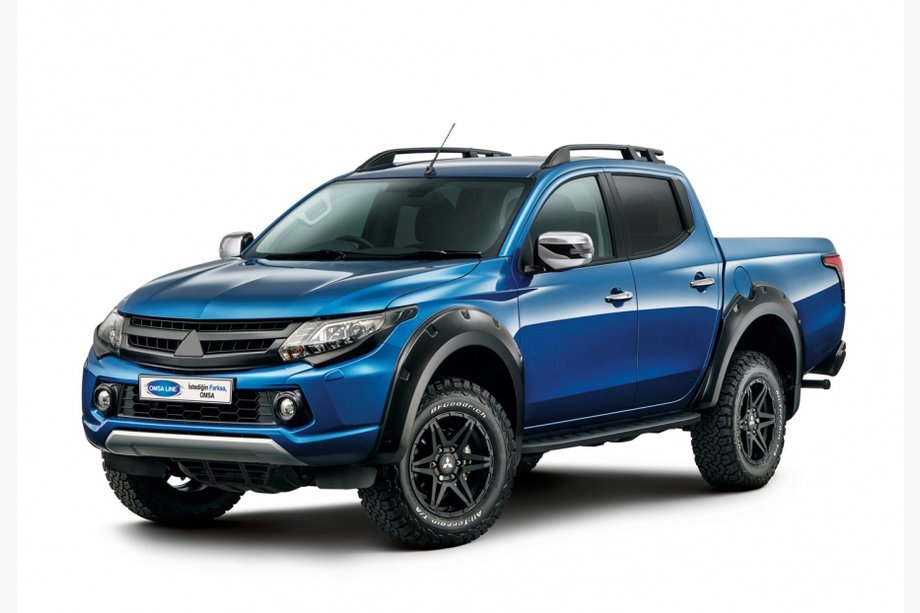 Mitsubishi L200 2015–2024 Takrails OmsaLine Sport (2 st, svarta) Image