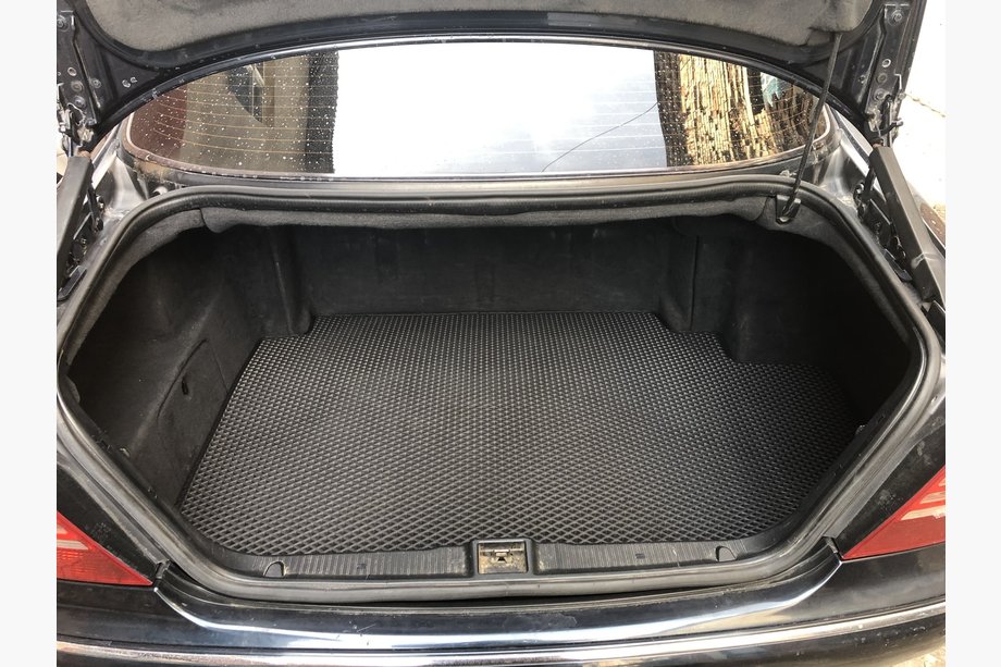 Mercedes S-klass W220 1998–2005 Bagagerumsmatta (Short, EVA, svart) Image