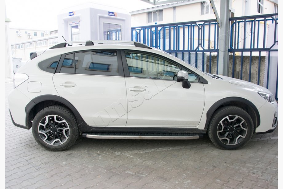 Subaru XV 2011–2017 OmsaLine Elegance takrails (2 st, grå) Image