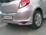 Renault Clio III 2005–2012 Bakre stötfångarskydd V2 (för lackering) foto 1