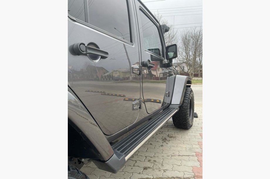 Jeep Wrangler 2007–2017 Sidosteg Black (2 st) Image