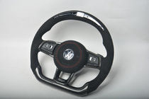 Volkswagen Golf 7/E-Golf 2012–2020 Ratt (kolfiber + LED-indikering) foto 1