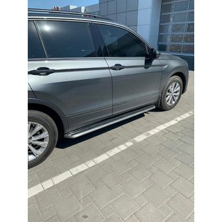 OEM sidosteg för standardutförande (2 st, aluminium) Volkswagen Tiguan 2016–2023 foto 1