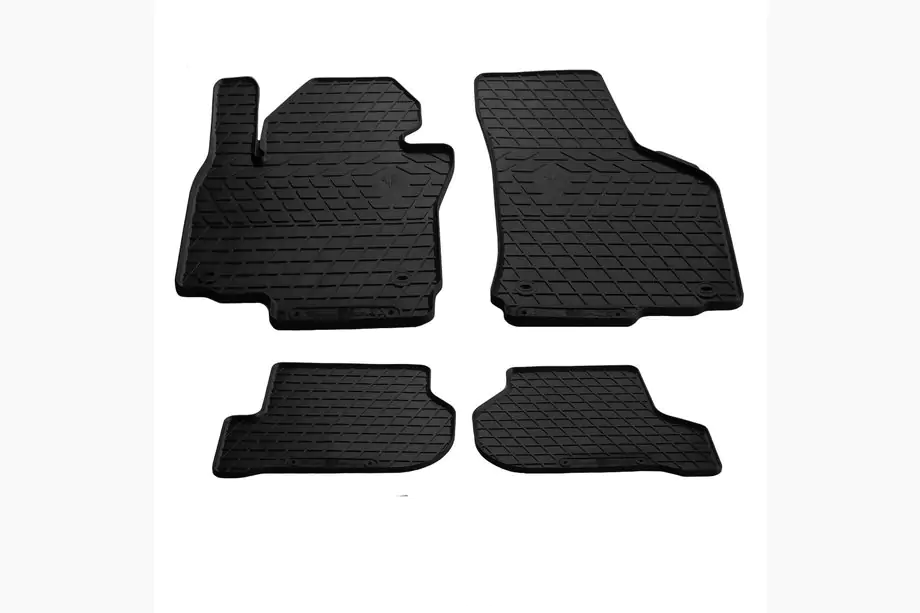 Skoda Octavia II A5 2010–2013 Gummimattor till kupén (4 st, Stingray Premium) Image