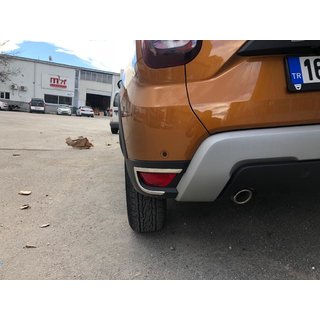 Kåpor till bakre reflexer, 2 st, rostfritt stål foto 1