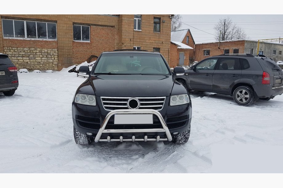 Volkswagen Touareg 2002–2010 Frontbåge WT003 Special (rostfritt stål) Foto 1