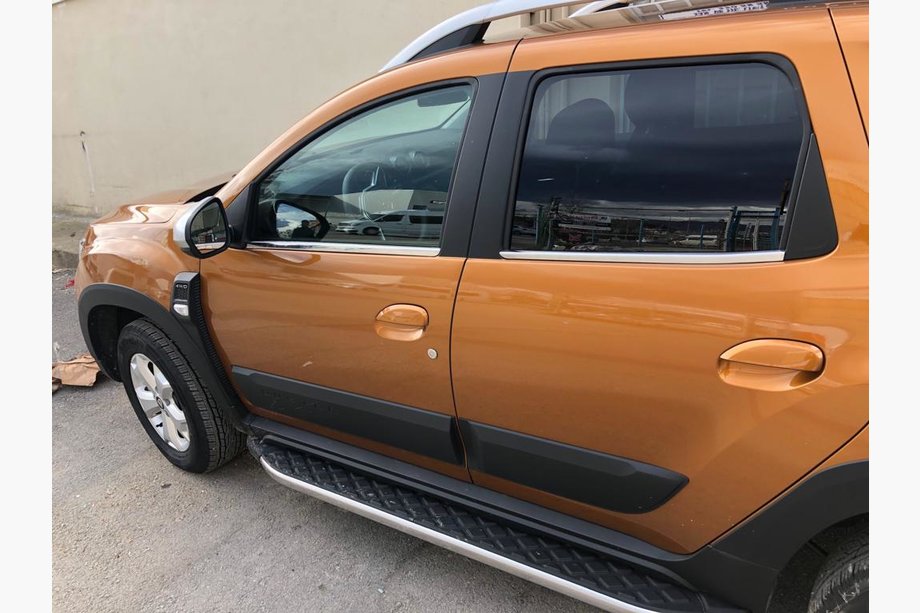 Renault Duster 2018–2024 Nedre fönsterlister (4 st, rostfritt) OmsaLine – italienskt rostfritt stål Image