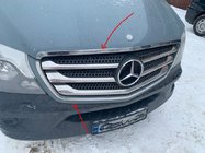 Mercedes Sprinter W906 2006–2018 Grillram (2013↗, rostfritt) foto 1