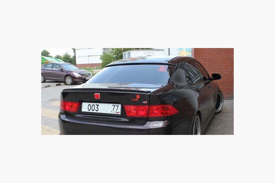 Honda Accord VII 2002–2007 Bakrutespoiler (glasfiber, för lackering) Image