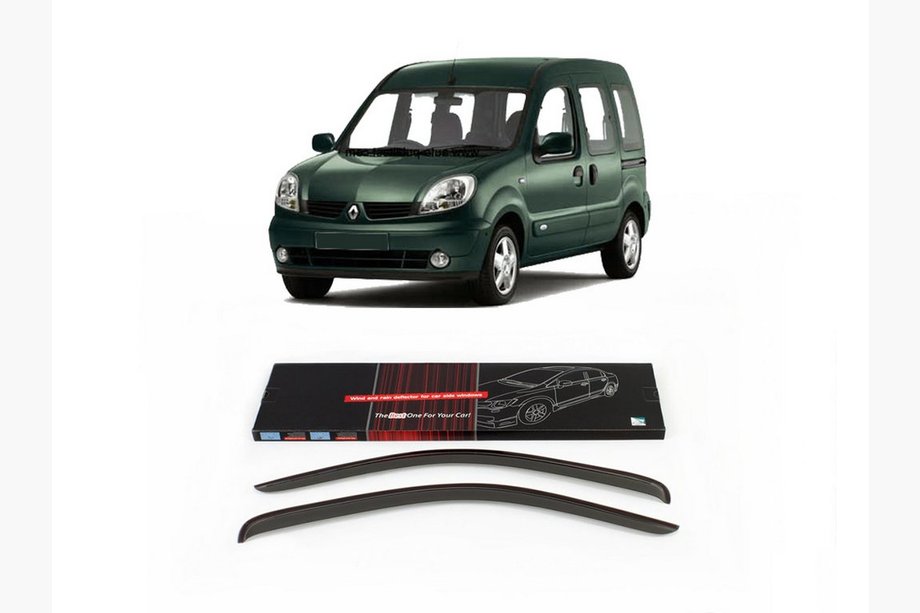 Renault Kangoo 1998–2008 Vindavvisare för sidorutor 8 cm (2 st, Sunplex) Image