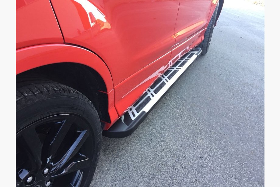 Skoda Karoq 2018– Sidosteg Sunrise (2 st, aluminium) Image