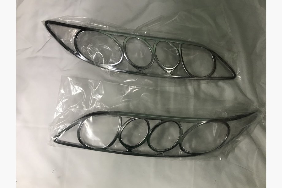 Mazda 6 2003–2008 Kromade strålkastarkåpor (2 st, plast) Image
