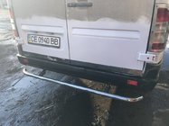 Mercedes Sprinter W901/902/903/904/905 1995–2006 Kantlist bagagelucka (2 delar, rostfritt stål) foto 1