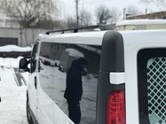 Opel Vivaro 2001–2015 Svarta takrails Lång, plastfästen foto 1