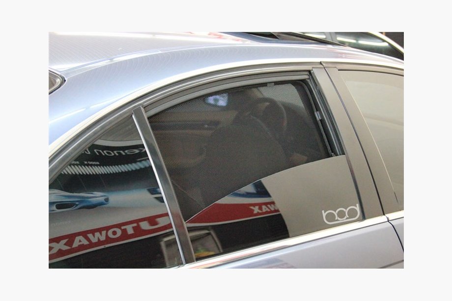 BMW 3-serie E46 1998–2006 Solskyddsgardiner (3 st, instickbara) Image