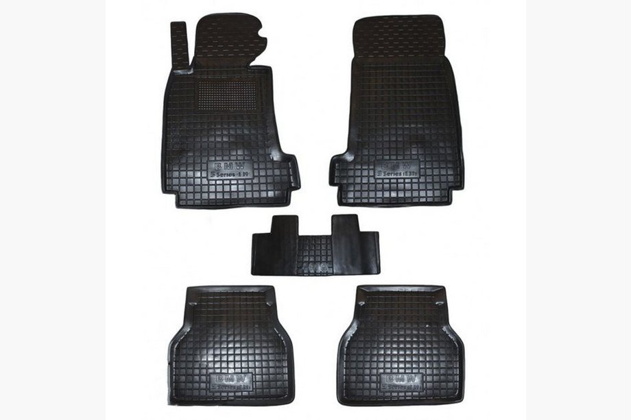 BMW X5 E53 1999–2006 Gummimattor med hög kant (Autogumm) Image