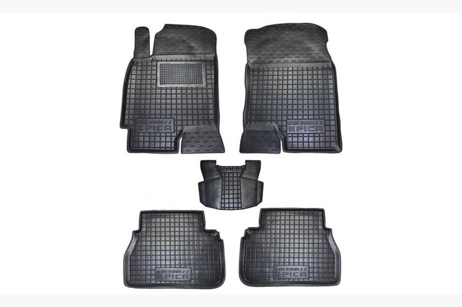Chevrolet Evanda 2000–2006 Gummimattor med hög kant (Autogumm) Image