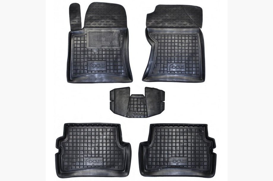 Ford Focus I 1998–2005 Gummimattor med hög kant (Autogumm) Image