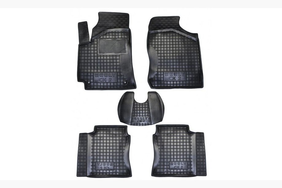 Geely CK-2 2008–2016 Gummimattor med hög kant (Autogumm) Image
