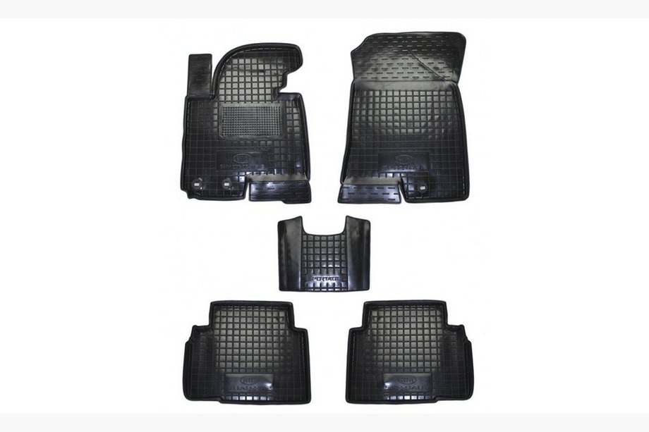 Kia Sportage 2010–2015 Gummimattor med hög kant (Autogumm) Image