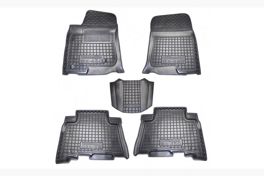 Lexus GX460 2009–2023 Gummimattor med hög kant (Autogumm) Image