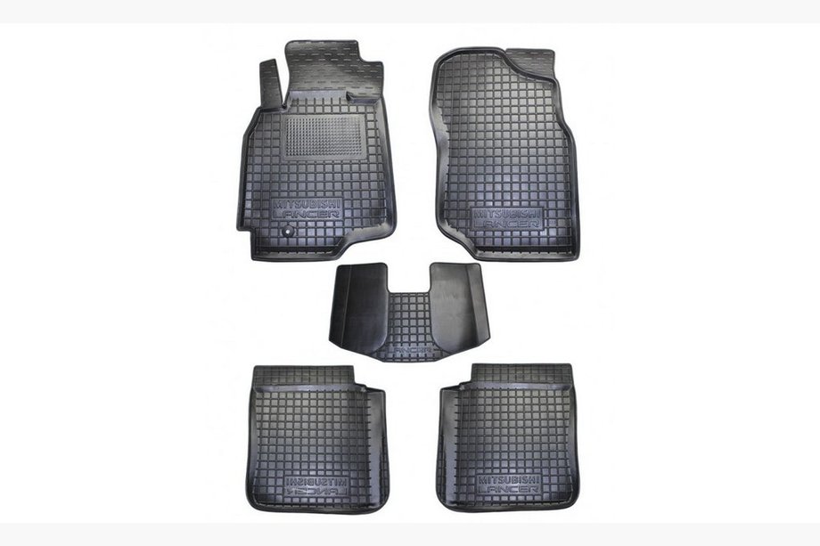 Mitsubishi Lancer 9 2004–2008 Gummimattor med hög kant (Autogumm) Image